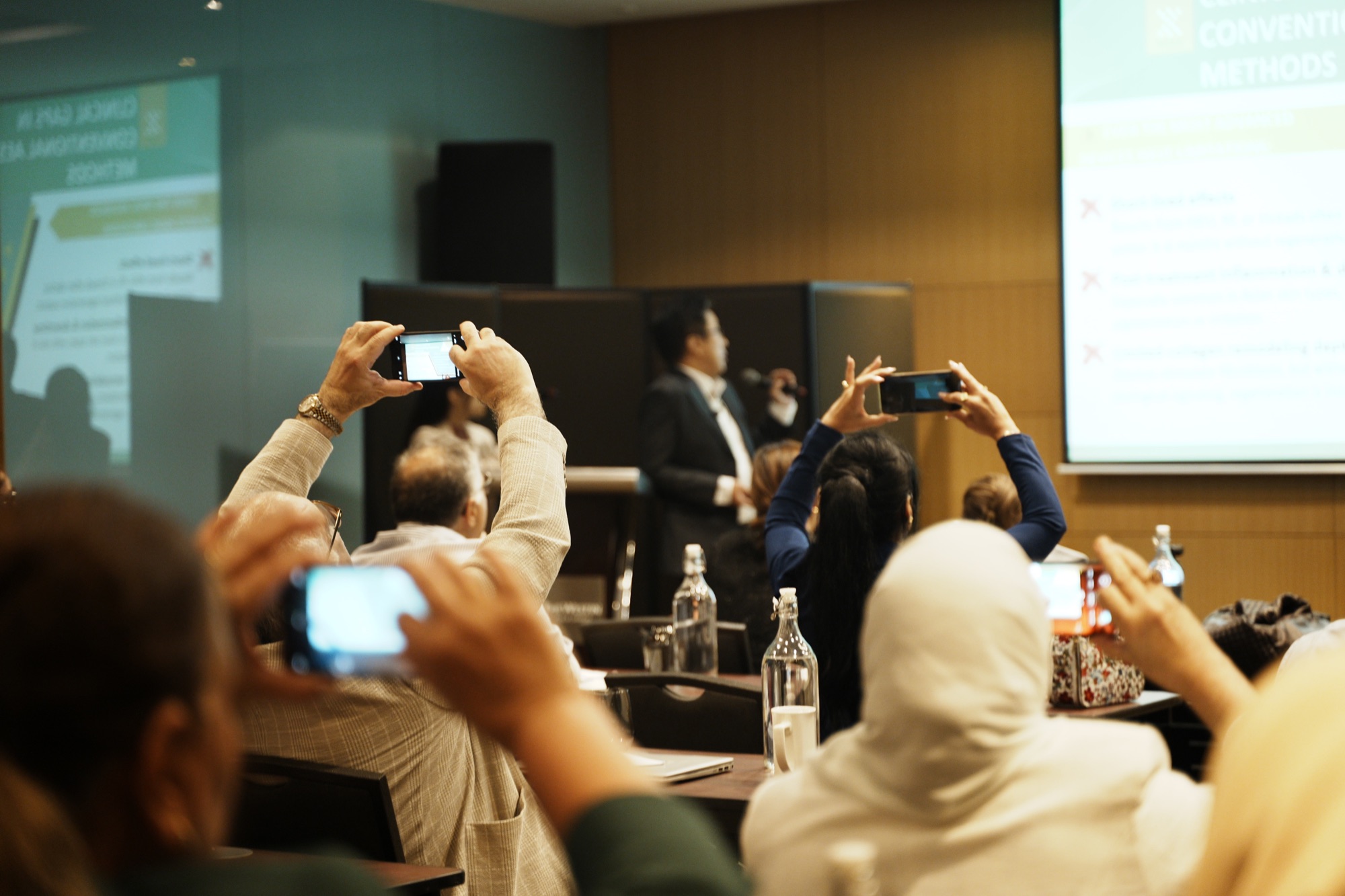 Medical symposium - professionals collaborating in regenerative medicine